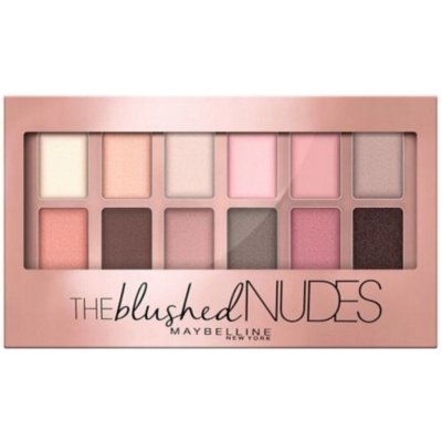 Maybelline The Blushed Nudes Paletka očních stínů 02 10 g – Zboží Dáma