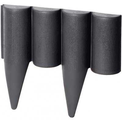 Gardenplast Zahradní palisáda Palgarden 12,5 cm / 2,5 m černá 10 ks – Hledejceny.cz