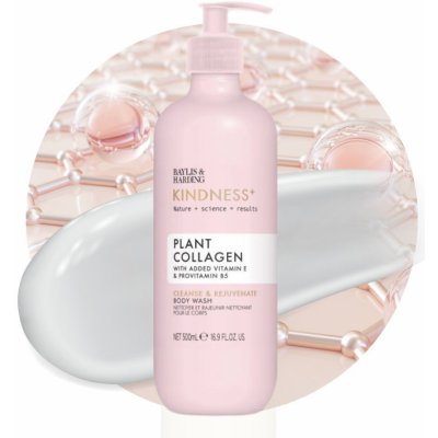 Baylis & Harding Kindness+ O mlazující sprchový gel s rostlinným kolagenem 500 ml – Zboží Mobilmania