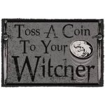 CurePink Netflix The Witcher Zaklínač Toss A Coin šedá 60 x 40 cm – Zboží Dáma