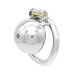 bdsm bondage shop Krátký kovový pás cudnosti pro muže Škrtící kroužek 40 mm – Hledejceny.cz