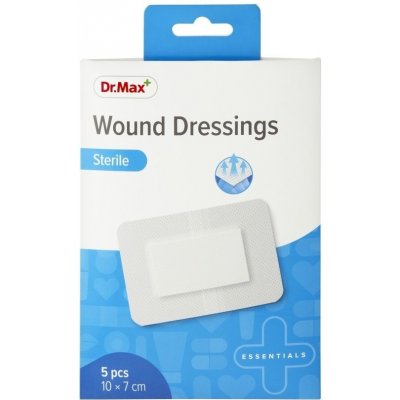 Dr.Max Wound Dressings Sterile 10 x 7 cm 5 ks – Zboží Mobilmania