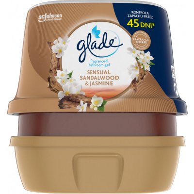 Glade Sensual Sandalwood & Jasmine vonný gel do koupelny 180 g – Sleviste.cz