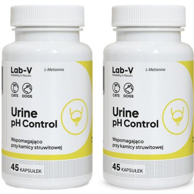 LAB-V Urine pH Control Podpora pro psy a kočky se struvitovou urolitiázou 2 x 45 kapslí – Hledejceny.cz