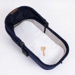 Tulimese Podložka do korbičky mušelínová bílá – Zboží Dáma