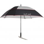JuCad Umbrella Windproof with pin 68" stříbrná – Sleviste.cz