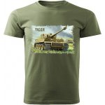 vojenské tričko TIGER II khaki – Sleviste.cz