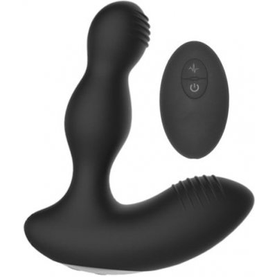 Shots ElectroShock Prostate Massager Vibrating & E-Stimulation, silikonový e-stim vibrátor na prostatu 12,5 x 1,7–3 cm – Hledejceny.cz