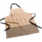 Douceur d'intérieur Kuchyňská zástěra Cuisline recyklovaná bavlna béžová – Hledejceny.cz