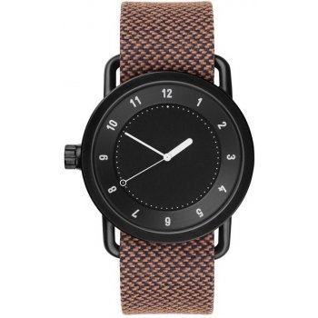 TID Watches No.1 Black / Rust Twain Wristband