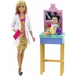 Barbie povolání herní set dětská doktorka blondýnka – Zboží Mobilmania