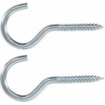 Háčky šroubovací, 90 mm, 2 kusy - BGS 88183 – Hledejceny.cz