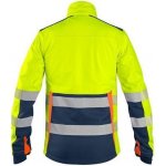 Canis CXS bunda BENSON výstražná softshellová žluto modrá – Zboží Mobilmania