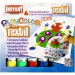 Playcolor tuhé temperové barvy na textil 6 kusů – Zboží Mobilmania