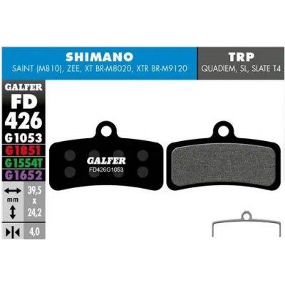 Brzdové destičky - GALFER FD426 - Shimano, Tektro, TRP Standard | Zboží Auto