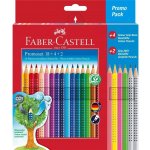 Faber-Castell Grip 2001 18 barev + 4 barvy + 2 grafitové tužky – Sleviste.cz