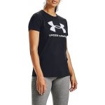 Under Armour Live Sportstyle Graphic SSC Černá – Zboží Dáma