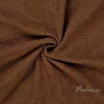 Brotex froté prostěradlo tmavě hnědé 200x200 – Sleviste.cz