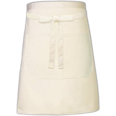 Link Kitchen Wear Pekařská zástěra s kapsou X964T Natural Pantone 7499 90x50cm – Hledejceny.cz
