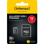 Intenso microSDHC 16 GB Premium UHS-I 3423470 – Zboží Živě