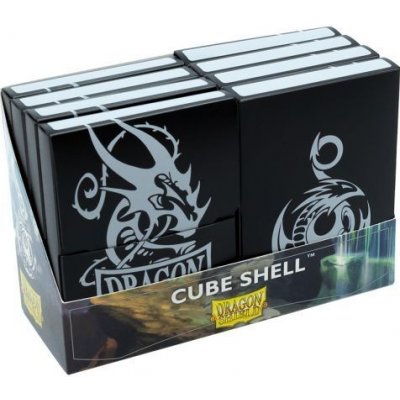Dragon Shield Cube Shell Black Set of 8 – Zboží Živě