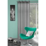 HOTOVÁ ZÁCLONA REBECCA 140X250 CM TMAVĚ FIALOVÁ – Zboží Mobilmania