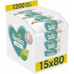 Pampers Sensitive dětské čisticí ubrousky 15 x 80 ks – Hledejceny.cz