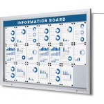 Jansen Display Venkovní vitrína typu T určená pro 21xA4, LED osvětlení, 1685 x 1167 mm – Zboží Živě