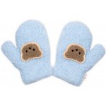 Be Snazzy Zimní rukavičky froté Medvídek Modré – Hledejceny.cz