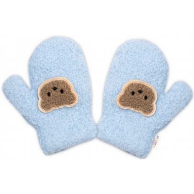 Be Snazzy Zimní rukavičky froté Medvídek Modré – Hledejceny.cz