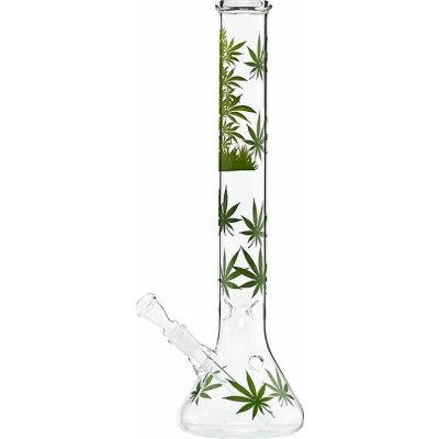 KRCZ Skleněný bong Leaf Jhari Beaker Ice 45 cm – Zboží Dáma