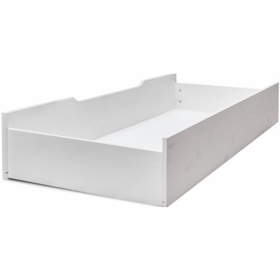 KATMANDU Dřevěná zásuvka Belluno Elegante bílá, 26x149x63 cm