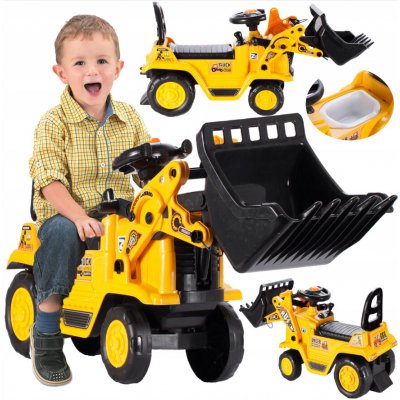 Multistore bagr s pohyblivou lžící a zvuky 5610 žluté – Zboží Dáma