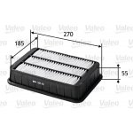 Vzduchový filtr VALEO 585161 – Hledejceny.cz