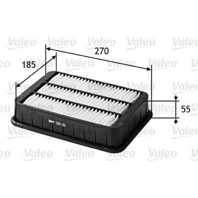 Vzduchový filtr VALEO 585161 – Hledejceny.cz