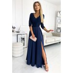 Numoco dámské šaty 299-7 Chiara tmavě modrá – Zboží Mobilmania
