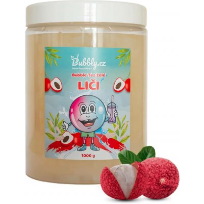 Bubbly.cz Domácí Bubble Tea Želé liči 1 kg – Zbozi.Blesk.cz