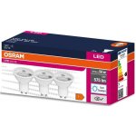Osram 3PAK LED žárovka LED GU10 6,9W = 50W 575lm 6500K Studená bílá 120° Value OSRVALU7526 – Zboží Živě