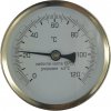 Měření voda, plyn, topení Klum, Teploměr bimetalový DN 63, 0 - 120 °C, zadní vývod 1/2", jímka 50 mm PR3050