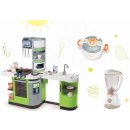 SMOBY 311102-5 zelená kuchyňka CookMaster Verte s ľadom zvukmi a set ponorný mixér a tlakový hrniec