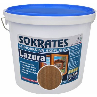 Sokrates Silnovrstvá akrylátová lazura 2 kg ořech – Zboží Mobilmania