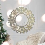 Solight LED dřevěný vánoční věnec 10x LED bílá 30cm časovač 2x AA – Hledejceny.cz