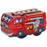 Goki Plechový hasičský vůz na klíček – Zboží Dáma