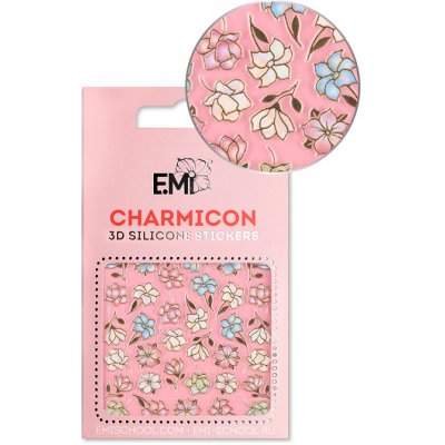 E.Mi Charmicon 3D Silicone Stickers 136 Magnolias and Lilies samolepka – Zboží Dáma