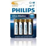 Philips Ultra Alkaline AA 4ks LR6E4B/10 – Zboží Mobilmania