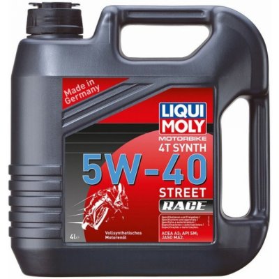 Liqui Moly 1685 Motorbike 4T Synth 5W-40 Street Race 4 l – Hledejceny.cz