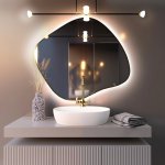 Baltica Design Bright Stain III 80x70 cm zlatá 5904107920573 – Sleviste.cz
