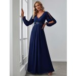 Ever Pretty Dámské šaty EP09890-3 modrá – Zboží Mobilmania