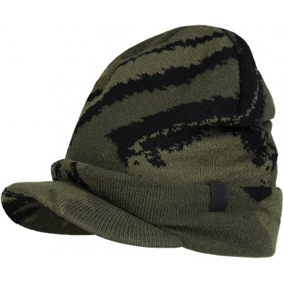 Korda kulich s kšiltem Camo Peaked Beanie Hat