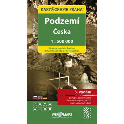 Podzemí České republiky 1:500 000 – Hledejceny.cz